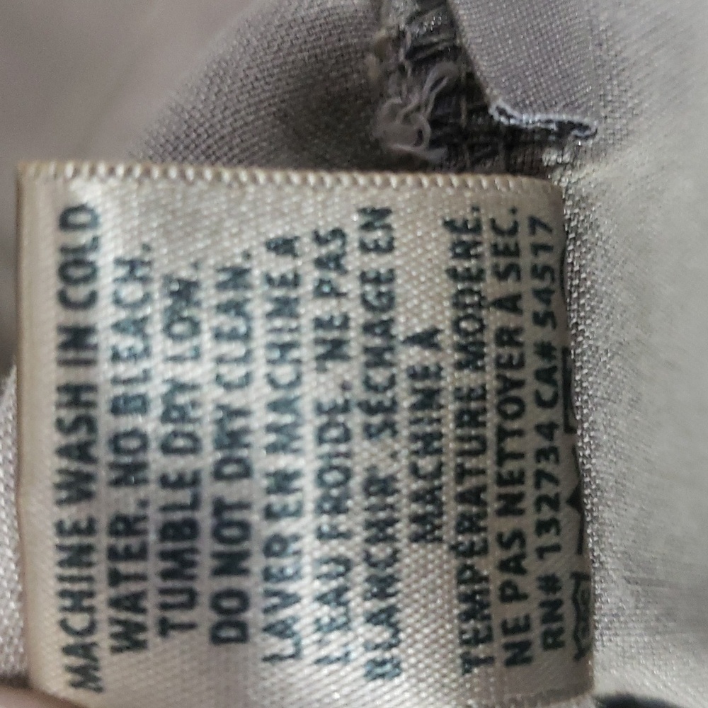 Bella Dahl V-neck Button Front Roll Tab Sleeve Khaki Size S - Picture 8 of 8